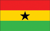 Republic of  Ghana Flag